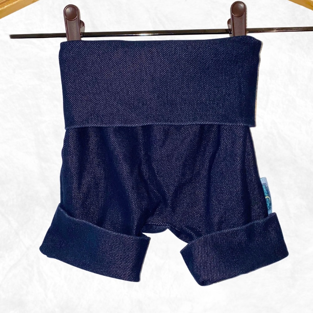 3 for $15 Ella Bella Luna Maxaloones Faux Jean Shorts Bumpants  6m- 3t EUC